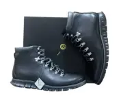 NIB Cole Haan Zerogrand Men's Causal Waterproof Black Leather Hiker Boot #C35594