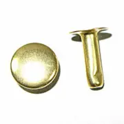 Rapid Rivets Large 9mm Cap 10mm Post Gilt