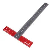 Aluminum T-Square 170x85mm 3mm Thickness CNC Crafted High Precision Lightweight Durable for Crafting Woodworking