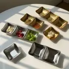 Silver Gold Seasoning Dish 304 Stainless Steel Tableware Home Resturant