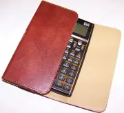 1x BROWN Pouch Case Belt Clip for HP 35s 10c 11c 12c 12CP 15c 16c 10BII+ 17BII+