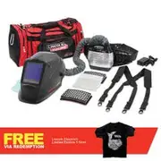 LINCOLN VIKING 3350 XG 4C PAPR Welding Helmet c/w External Grind Button K3930-5