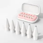 6 Pack Replacement Tips for Apple Pencil, Needle IpadPencil Nibs with Pink