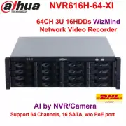 Dahua NVR616H-64-XI 64CH 16HDD WizMind NVR 32MP AI AcuPick SMD+ Face Recognition