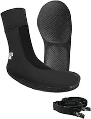 Surf8 84F1ST2-1 Stove Light Socks, Brushed Round Hand and Ankle Band Set, 0.2 inches (4 mm), Amazon Exclusive