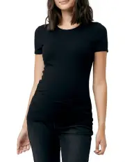 [Ripe] Short Sleeve Round About Tee in Black