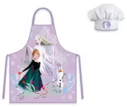 Disney Frozen Purple Autumn Kids Apron and Chef Hat