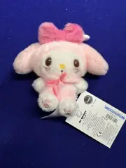Sanrio MY MELODY Plush Mascot Keychain Angel NEW
