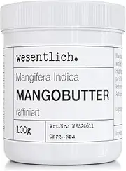 Mango Butter 100 g - 100% Pure Care or Perfect Base for High-Quality Care Products from wesentlich.