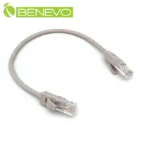 在飛比找PChome24h購物優惠-BENEVO 30cm Cat5e UTP純銅短網線/跳線