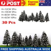 Miniature Scenery Model Trees Scenery Pine Plastic Tree For HO O N Z Scale