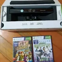 在飛比找蝦皮購物優惠-二手~xbox360 kinect➕2片遊戲