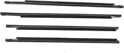 4Pcs Window Weatherstrips Compatible for Toyota Prius 2004-2009 Side Door Window Outer Glass Rubber Belt Waterproof Trim Sealing Protector