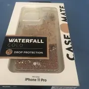 Case-Mate Waterfall Series Case for Apple iPhone 11 Pro - Gold iPhone 5.8