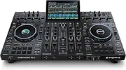 Denon DJ PRIME 4+ Standalone DJ Controller with Stem Separation on 4 Decks, Wi-Fi Streaming, Drop Sampler Mixer, 10.1" Touchscreen, Light Control