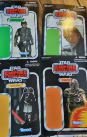 2010 SDCC COMIC CON KENNER HASBRO STAR WARS PROOF PROMO CARD SET OF 4 VADER BOBA
