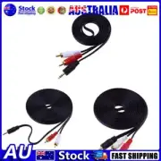 3.5mm 2RCA Audio Video Cable Universal AV Audio Video Output Cable for Audio DVD