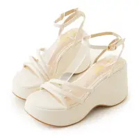 在飛比找momo購物網優惠-【amai】時尚日系性感厚底楔型涼鞋 厚底涼鞋 高跟涼鞋 厚