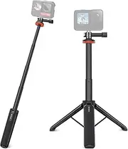 52cm Handheld Tripod Extendable Selfie Stick for Go Pro HERO13/12/11/10/9/8, Action 5 Pro/4/3, Insta 360 X4/X3 Action Camera