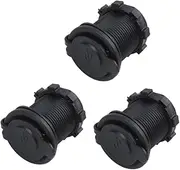 [Car Parts] 3X Adapter Socket 2 USB Ports Car Charger for 12V Car Auto [Easy to Replace]