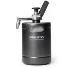 Presto Manual Coffee Maker Cold Brew Dispenser 6Cup Aluminum Small Black 48Fl.Oz