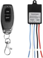 Mini Wireless Remote Control Switch DC 12V 24V 1 Channel RF Relay Latched Swi