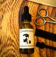 Beard Oil - Organic Mustache and Dry Skin Grooming Balm Hair Care - GENTLEMAN
