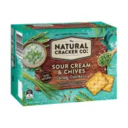 Natural Cracker Sour Cream And Chive 160g x 1
