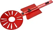 Round Cut Jig for Router,Aluminum Alloy Router Tool - Multifunctional Adjustable Groove Cutter, Trim Guide Template for Cabinet Door