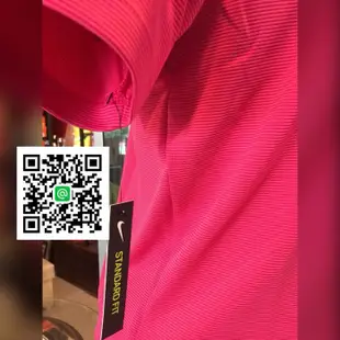 Nike GOLF 運動 POLO衫 男款 上衣 粉色款  NIKE 條紋 機能排汗