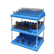 Metal Chuck Bit Collect Box Storage Rack Plastic CNC Milling Machine Parts Case