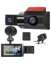 Fresh Fab Finds Car DVR 3 Channel Dash Cam Camcorder