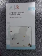 Stokke Sleepi™ Mickey Mouse Cotton Fitted Bed Sheet New In Box