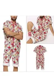 Bnwt Peter Alexander Mens Christmas The Grinch One-Piece PJ Pyjama Size Large