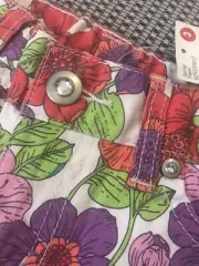 BNWT Pumpkin Patch Sz 3 Floral Print Stretch Capri Length Shorts