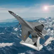 Alloy 1/100 Scale Aircraft J-11 Fighter with Stand for Table Room Decoration