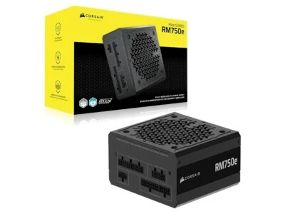 Corsair 750W RM750e 80 PLUS Gold Fully Modular Gaming Power Supply Quiet ATX PSU