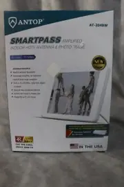 Antop Smartpass Amplified - Photo Frame & Indoor HDTV Antenna - Digital Photo