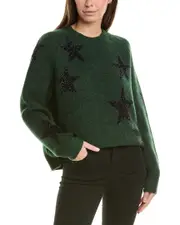 AllSaints Star Tinsel Wool & Alpaca-Blend Sweater