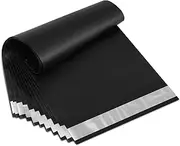 UCGOU Poly Mailers 6x9 Inch Black 200 Pack Mini #1 Shipping Bags Strong Mailing Envelopes Thick Self Seal Adhesive Waterproof and Tear Proof Boutique Postal Small Business for Jewelry and More