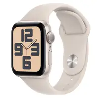 在飛比找PChome24h購物優惠-Apple Watch SE GPS 40mm Starli