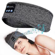 Sleep Headphones Bluetooth Headband, Wireless Headband Headphones Grey