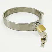 WEETVRI BDSM Metal Handcuffs Ankle Cuffs Chains With Iron Chain Handcuffs Ankle Cuffs Collar SM Bondage Set Hand Foot Cuffs Sex Toy Bondage Set For Men Women Couples(Halsbänder,Männer)