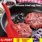 2 in 1 Grip Food Flip Spatula Kitchen Cooking Toasted Pancake Turner Tong Clamp