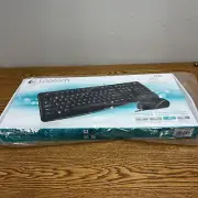 Logitech MK120 Wired USB Keyboard and Mouse, Black (920-002565)