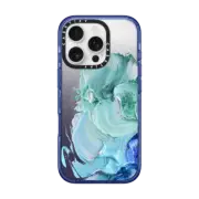 iPhone 16 Pro Impact Case MagSafe Compatible Blue Splash