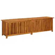 Garden Storage Box 200x50x58 cm Solid Wood Acacia vidaXL