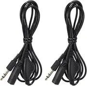 HOMOCONO Sturdy 3.5mm Audio Extension Cord Volume Control Easy Pulley Adjustment for Mp3 Phone