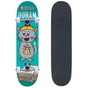 Meow Mariah Duran Whiskers Complete Skateboard Multi 7.75"x31.7" - Teal