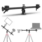 NEEWER 25''360°Rotatable Tripod Extension Boom Arm Horizontal Center Axis